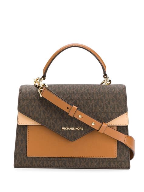 michael kors henkeltasche ludlow medium|Ludlow Medium Logo and Leather Satchel .